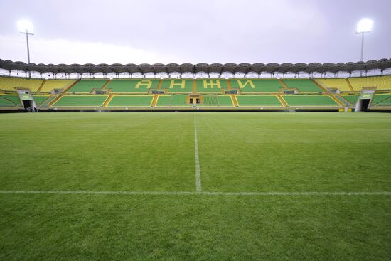 Anji Arena Stadium in Kaspiisk