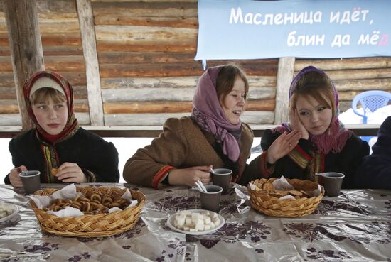 Bakshevskaya Maslenitsa 2013 in Moscow region