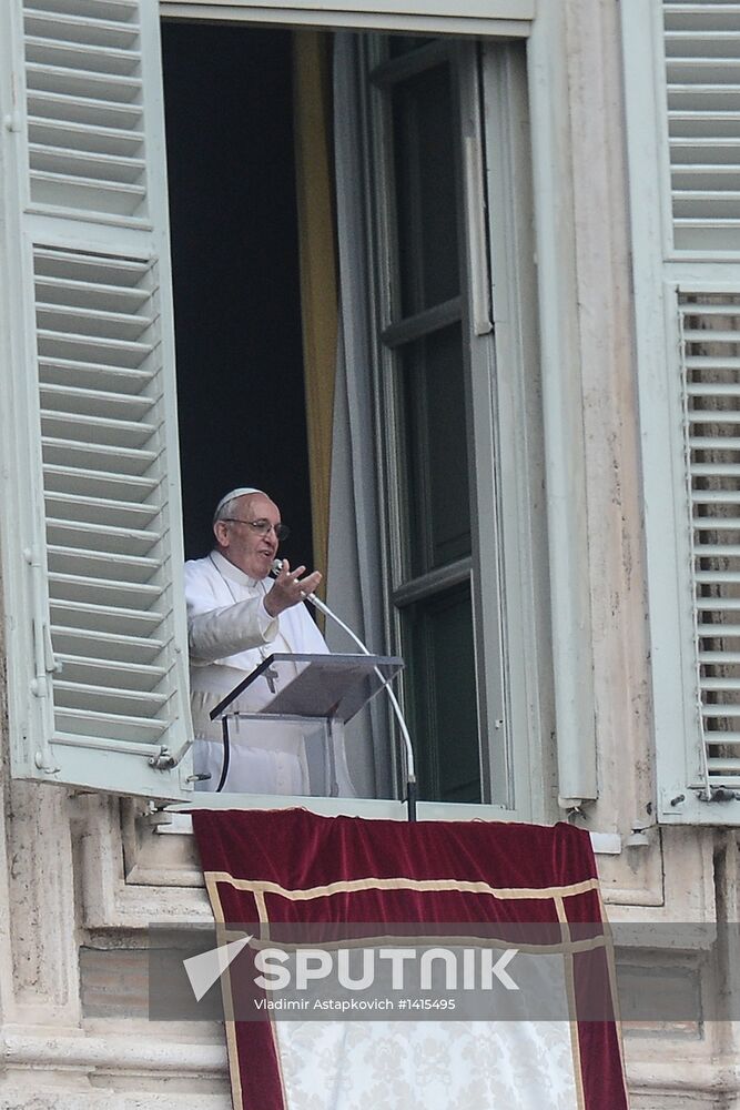 Pope Francis delivers sermon to faithful at Vatican
