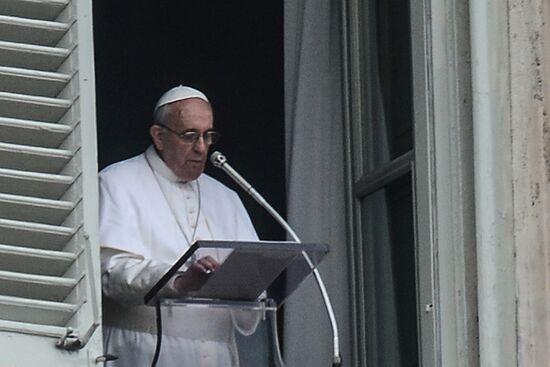 Pope Francis delivers sermon to faithful at Vatican