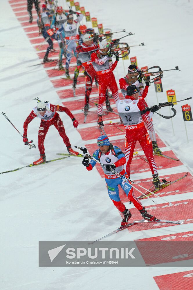 2012–13 Biathlon World Cup – World Cup 9. Men's mass start