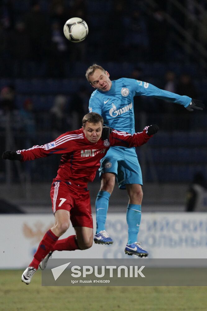 Russian Football Premier League. Zenit vs. Mordovia