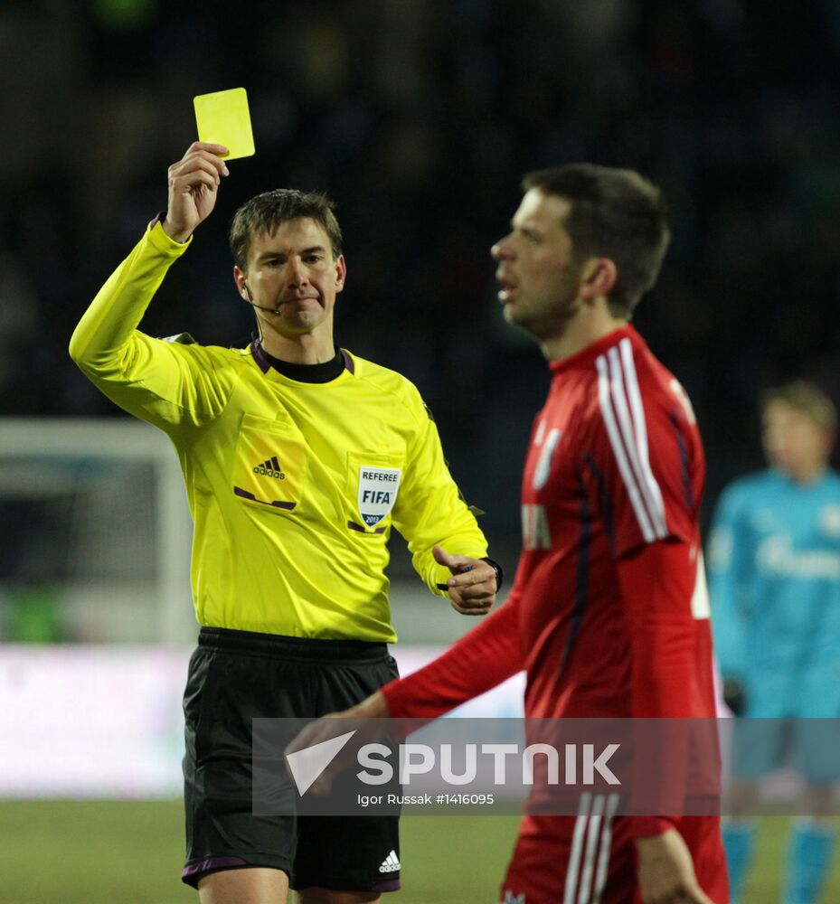 Russian Football Premier League. Zenit vs. Mordovia