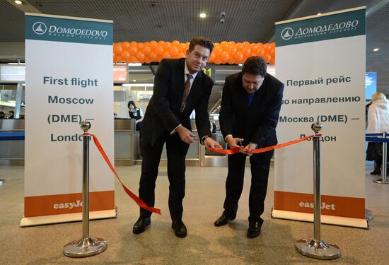 EasyJet flights start