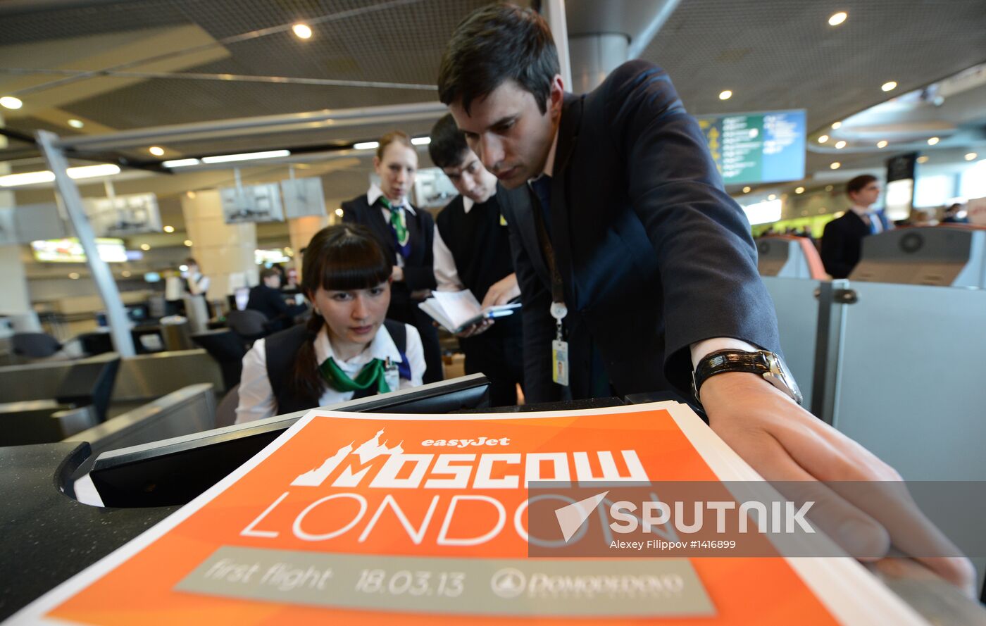 EasyJet flights start