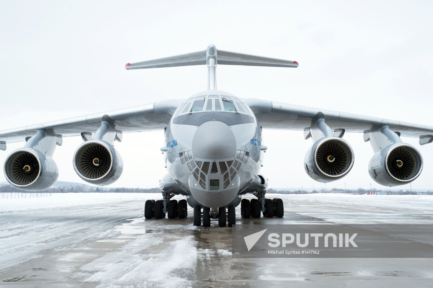 Testing of Il-76MD-90A military transport aircraft