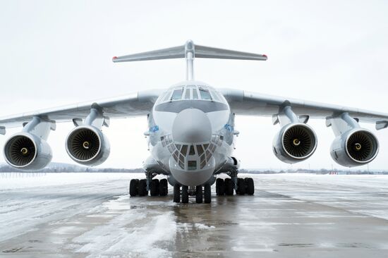 Testing of Il-76MD-90A military transport aircraft