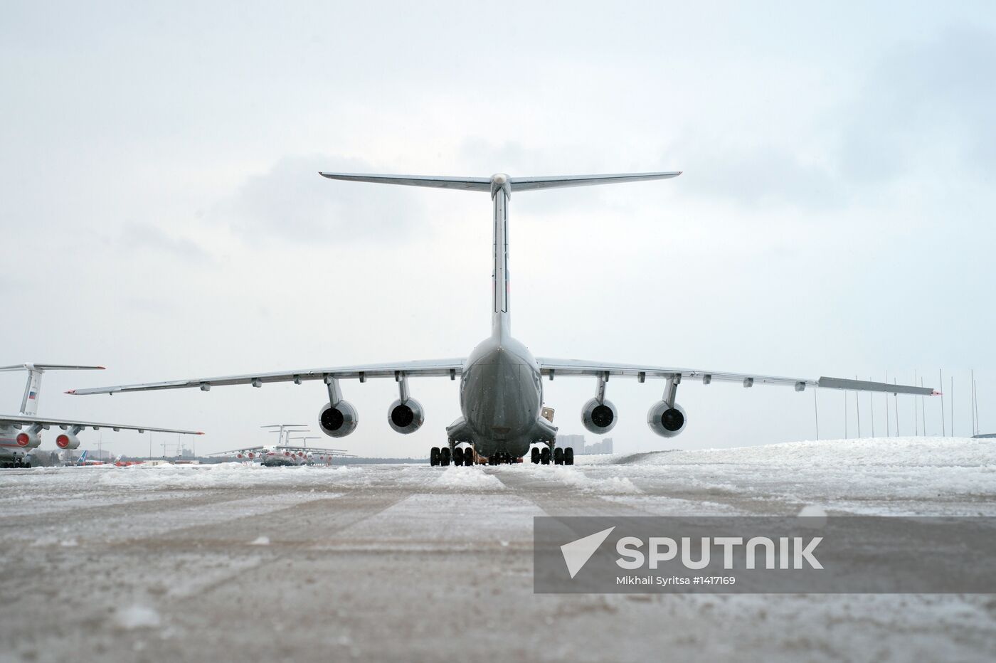 Testing of Il-76MD-90A military transport aircraft