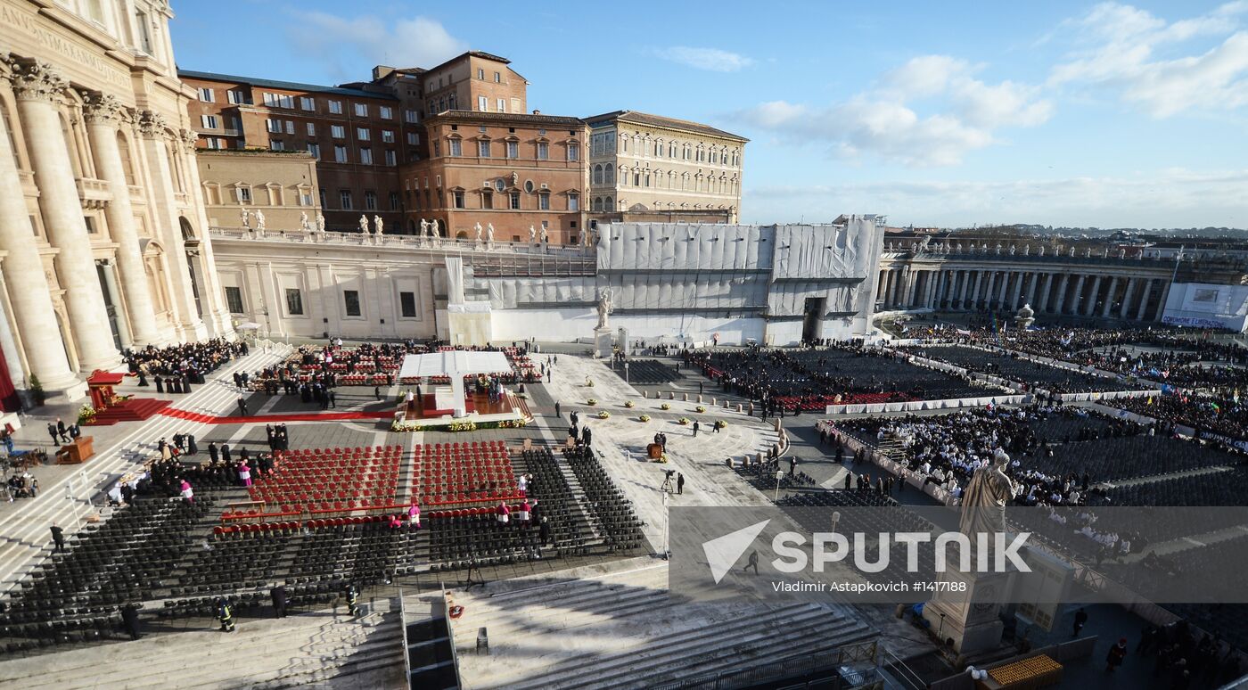Pope Francis inauguration ceremony