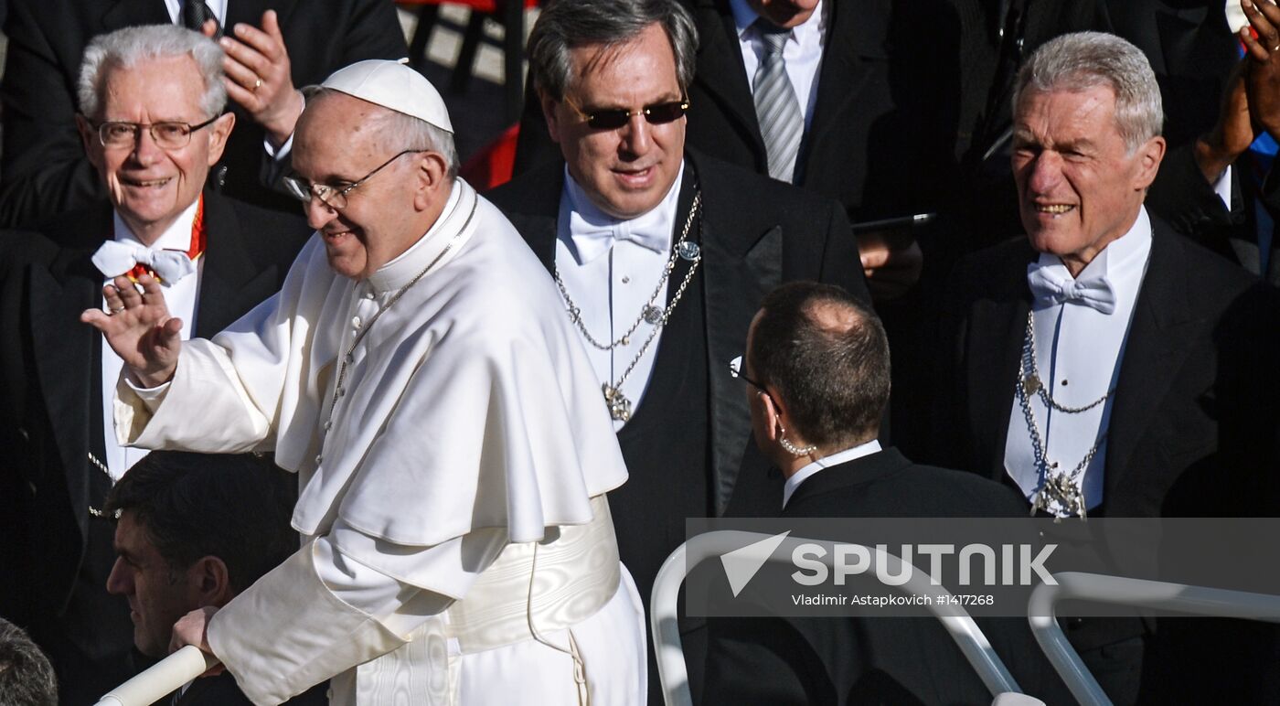 Pope Francis inauguration ceremony