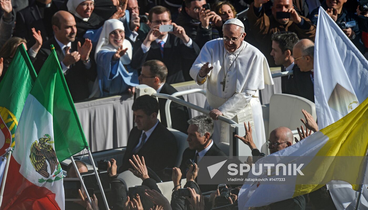 Pope Francis inauguration ceremony