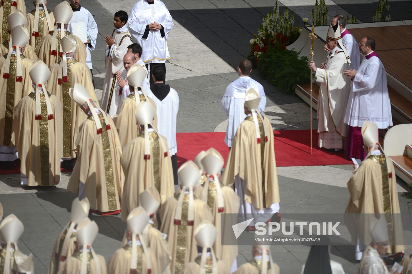 Pope Francis inauguration ceremony