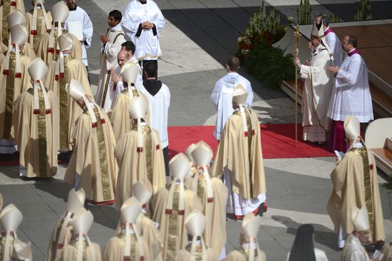Pope Francis inauguration ceremony