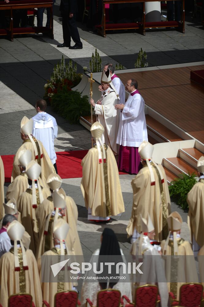 Pope Francis inauguration ceremony