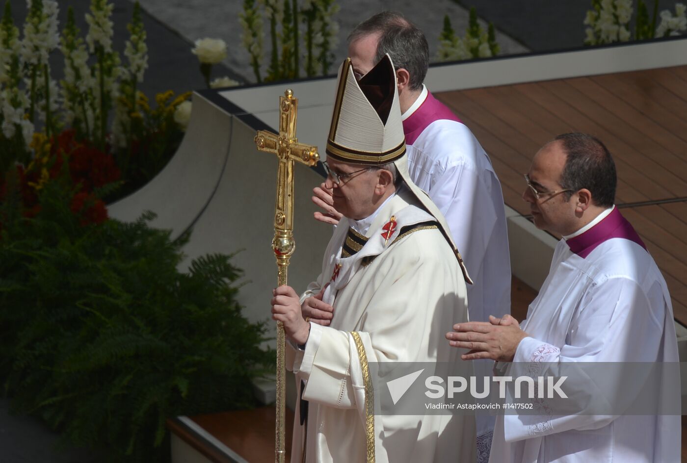 Pope Francis inauguration ceremony