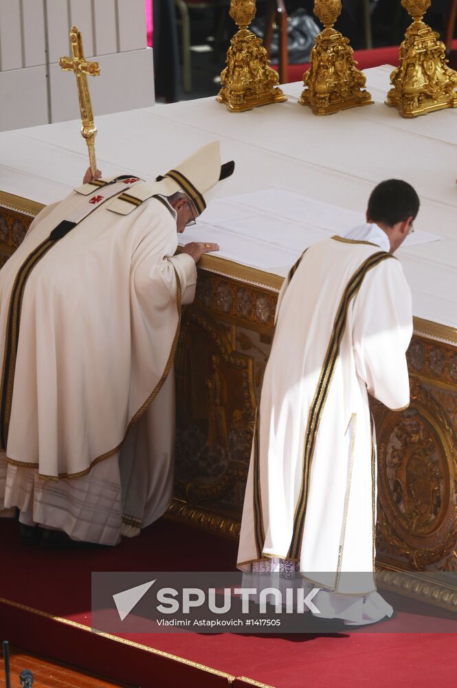 Pope Francis inauguration ceremony