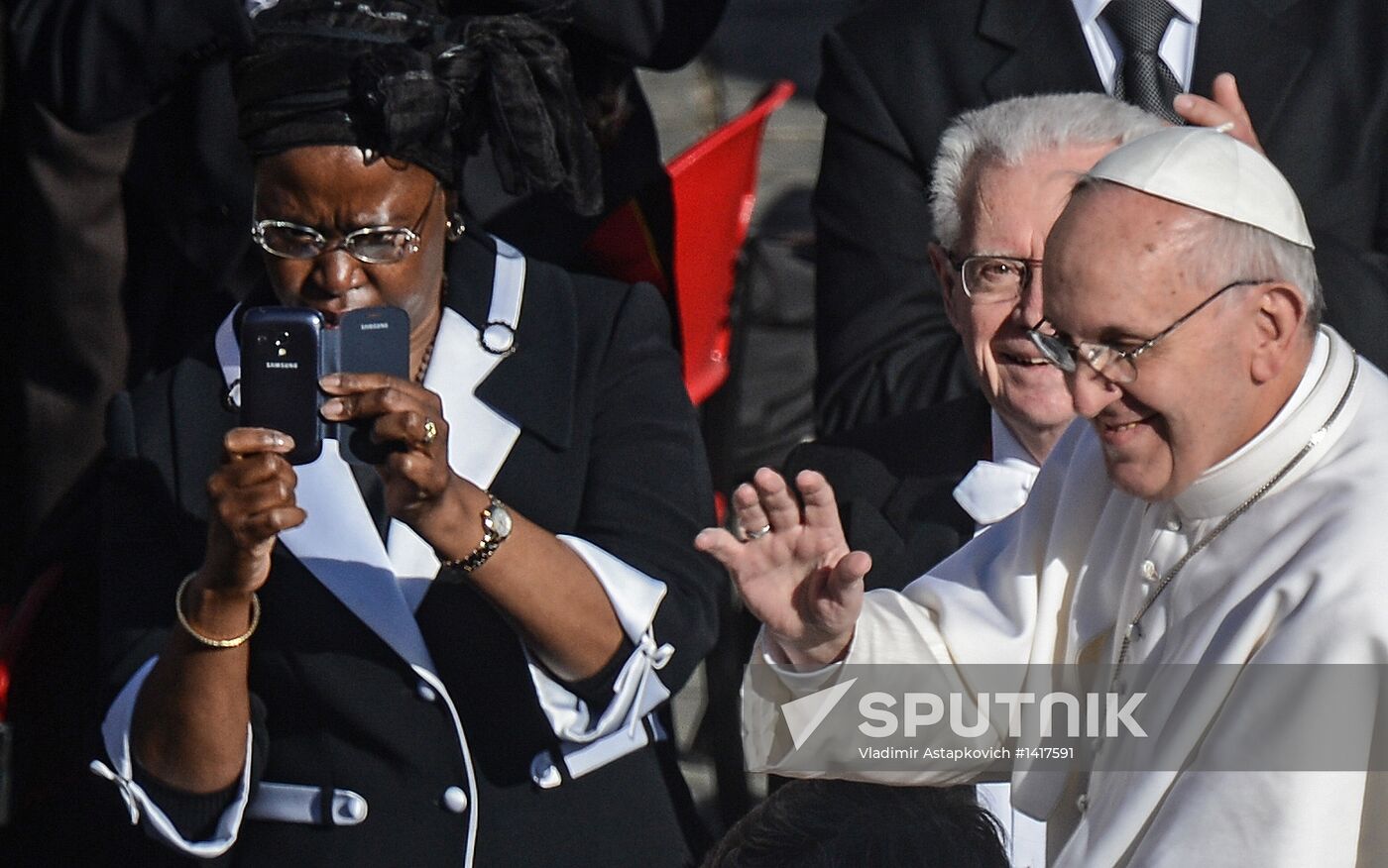 Pope Francis inauguration ceremony