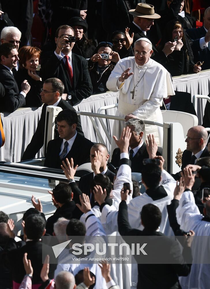 Pope Francis inauguration ceremony