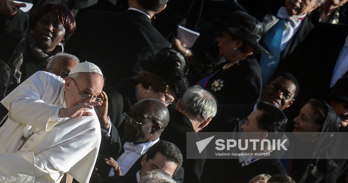 Pope Francis inauguration ceremony