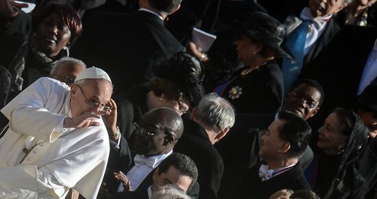 Pope Francis inauguration ceremony