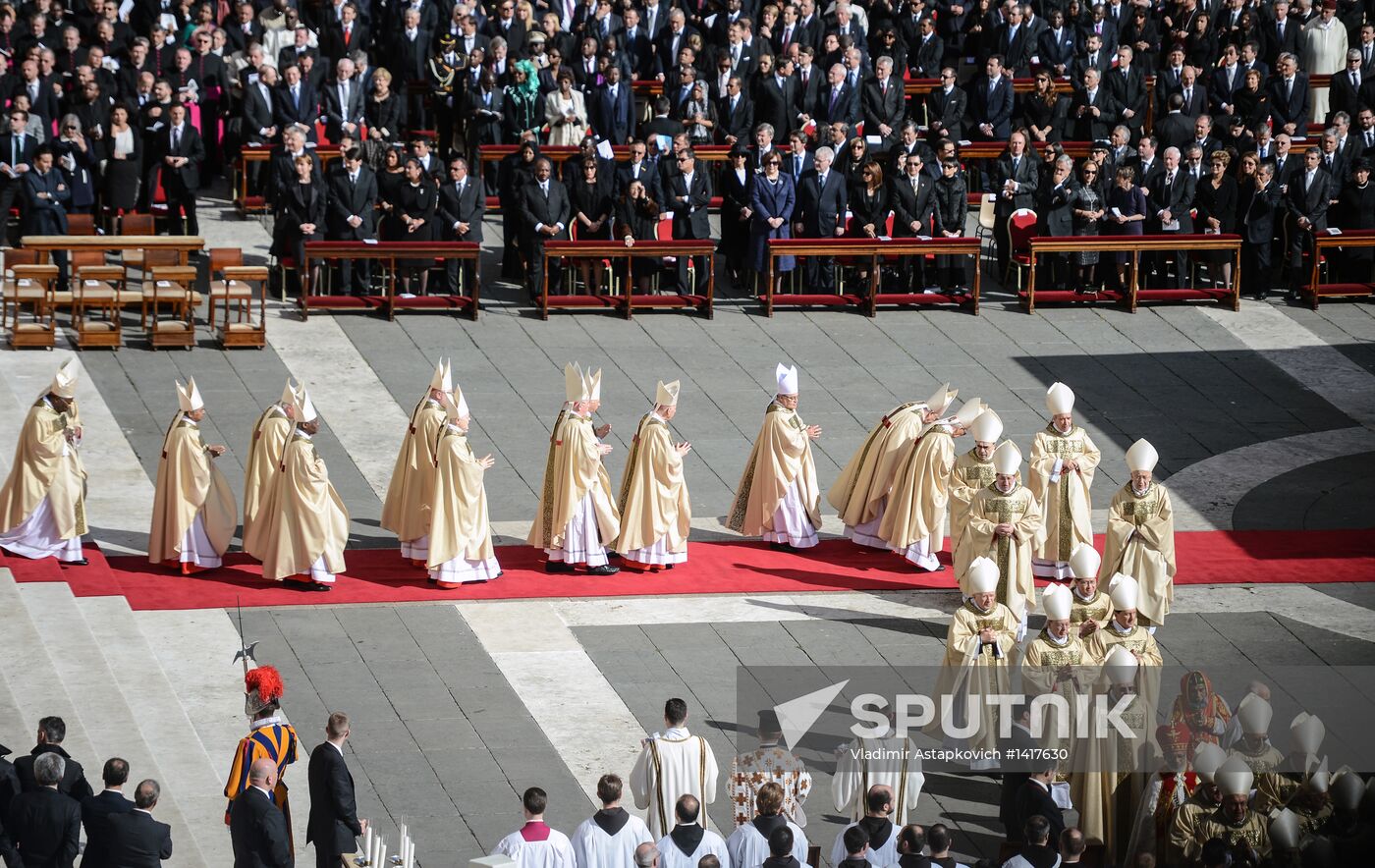 Pope Francis inauguration ceremony