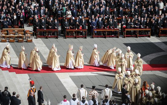 Pope Francis inauguration ceremony