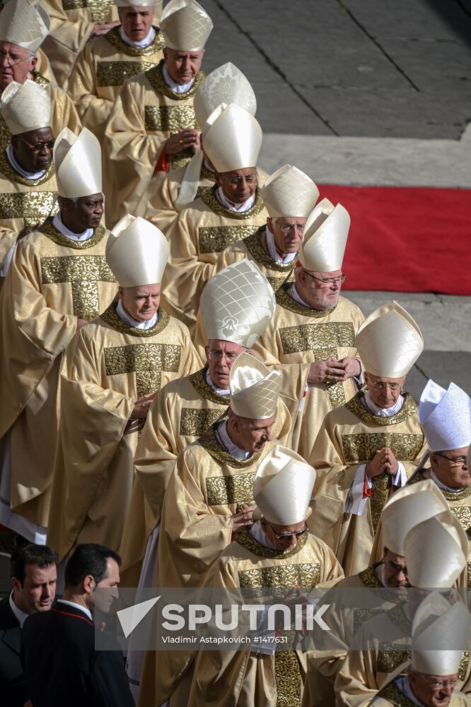 Pope Francis inauguration ceremony