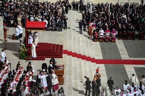 Pope Francis inauguration ceremony