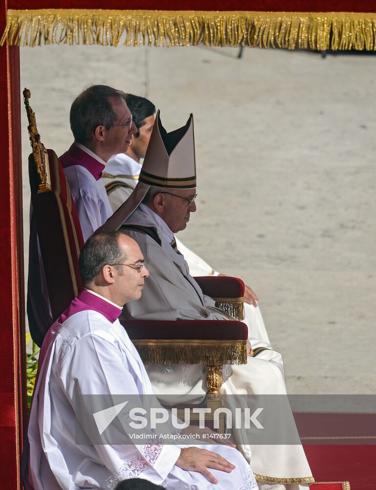 Pope Francis inauguration ceremony