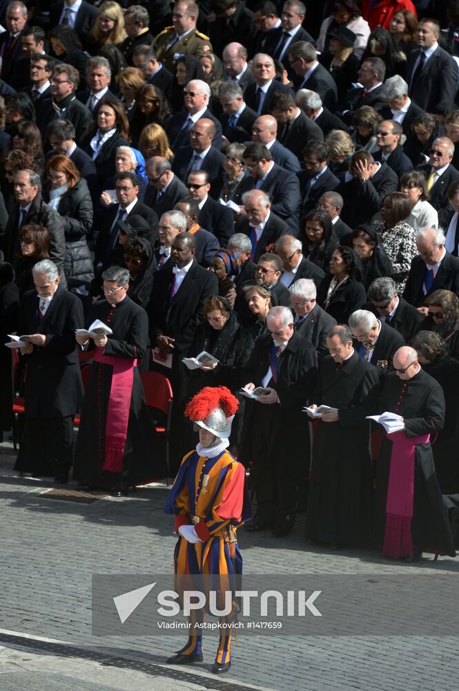 Pope Francis inauguration ceremony