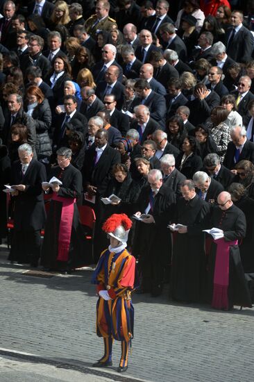 Pope Francis inauguration ceremony