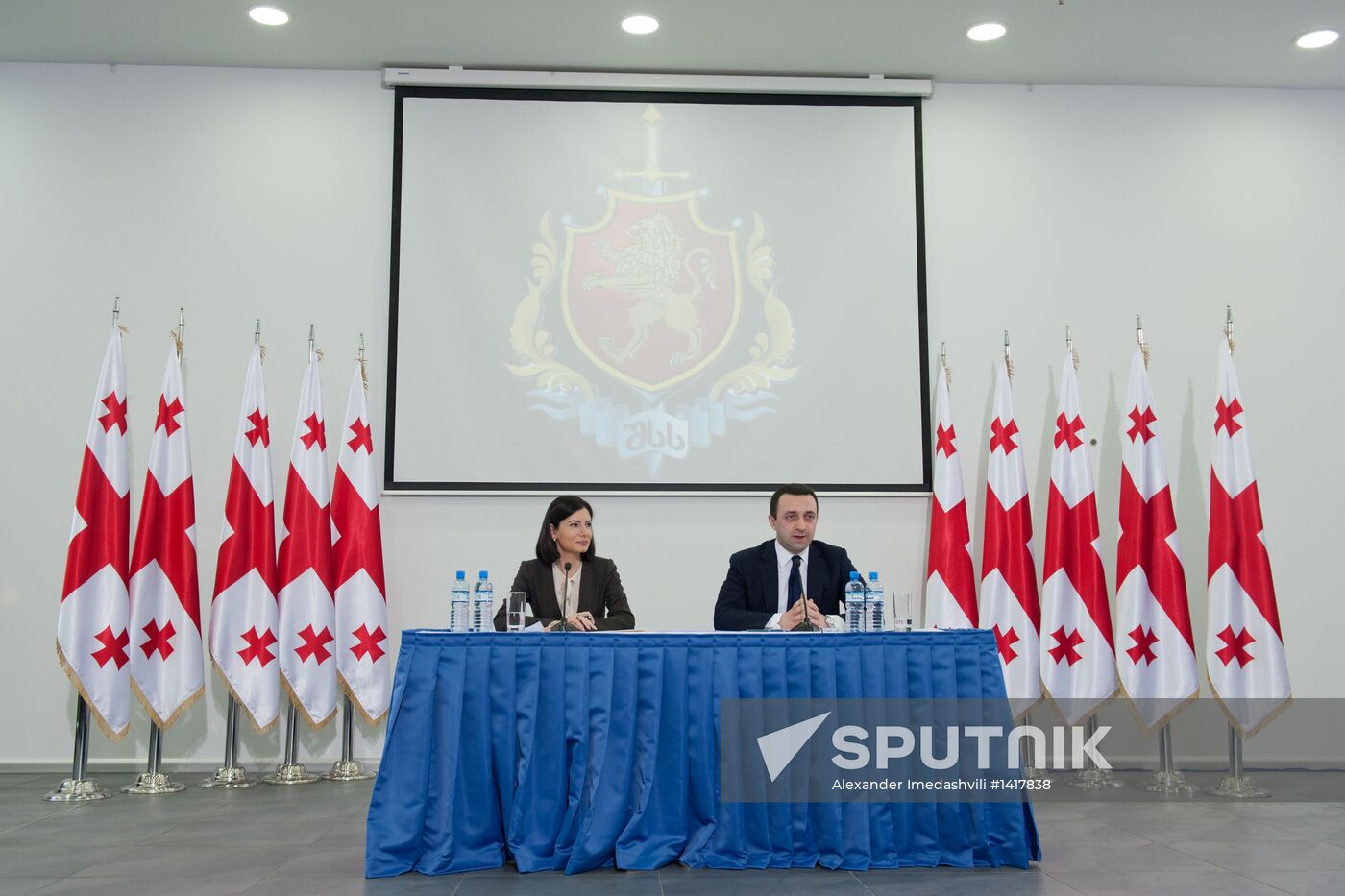 News conference by Irakli Garibashvili