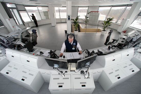 Modern control center at Khrabrovo Airport