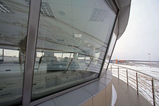 Modern control center at Khrabrovo Airport