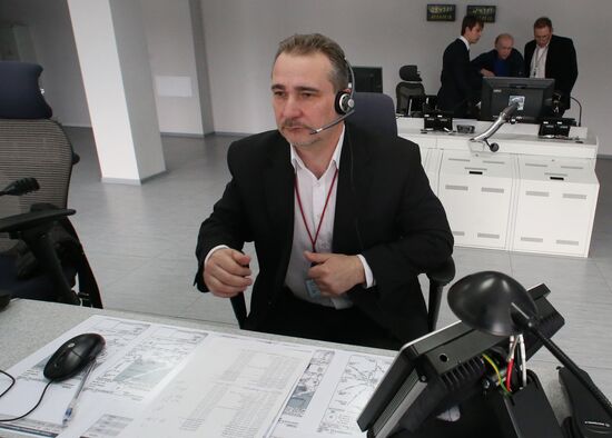 Modern control center at Khrabrovo Airport