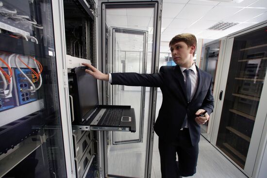 Modern control center at Khrabrovo Airport