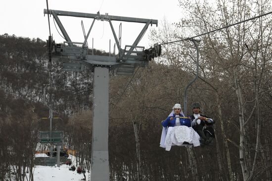 First skiing track opens in Ingushetia