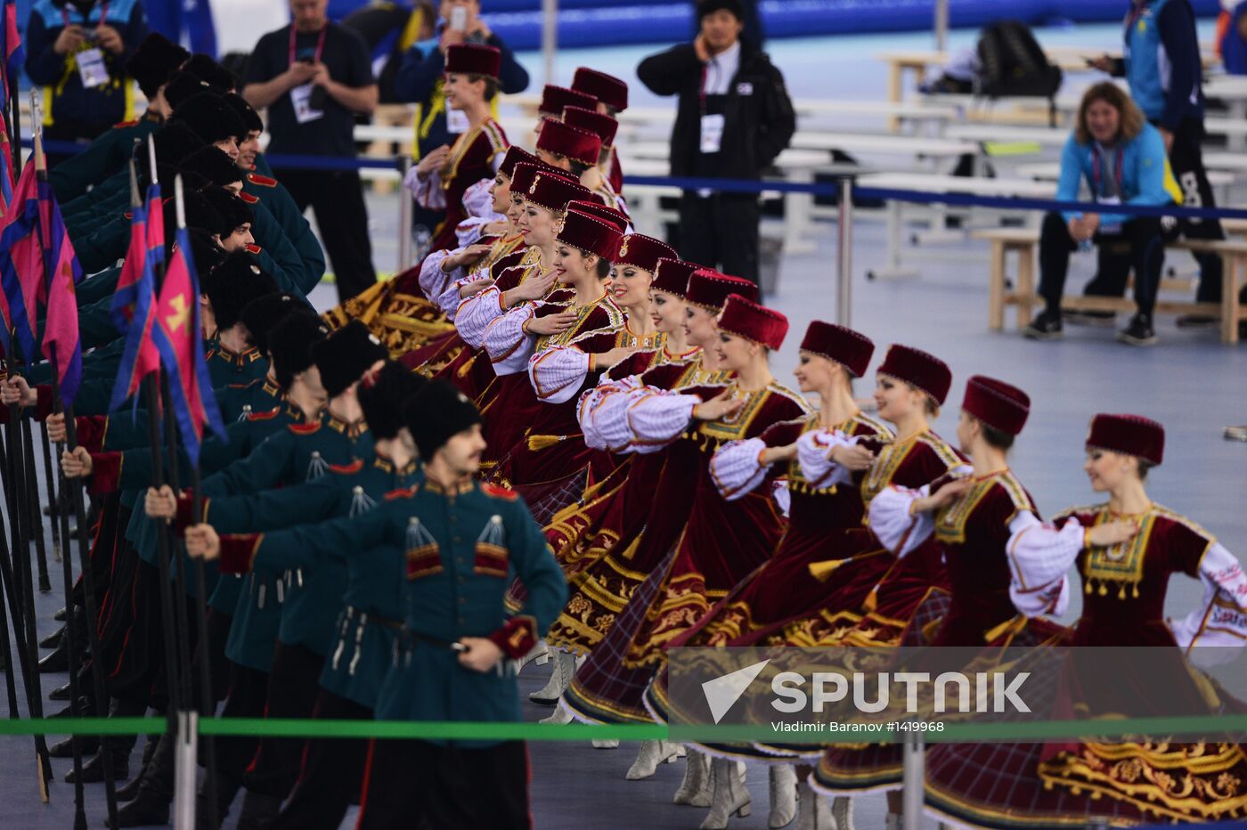 World Speed Skating Championships. Opening ceremony