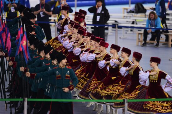 World Speed Skating Championships. Opening ceremony