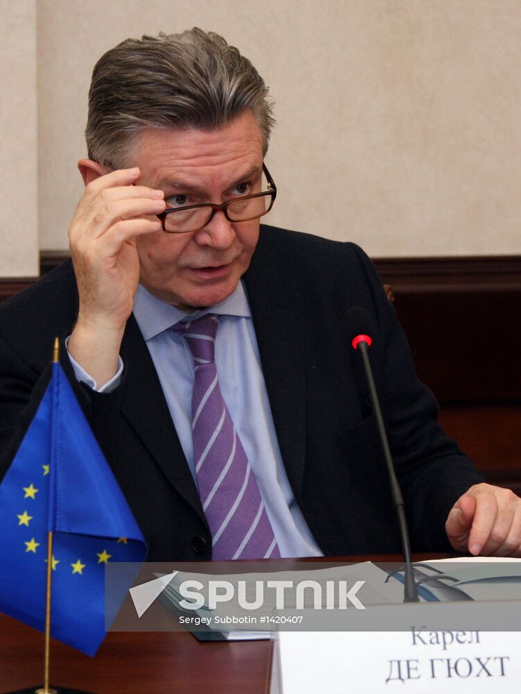 Denis Manturov meets with Karel De Gucht