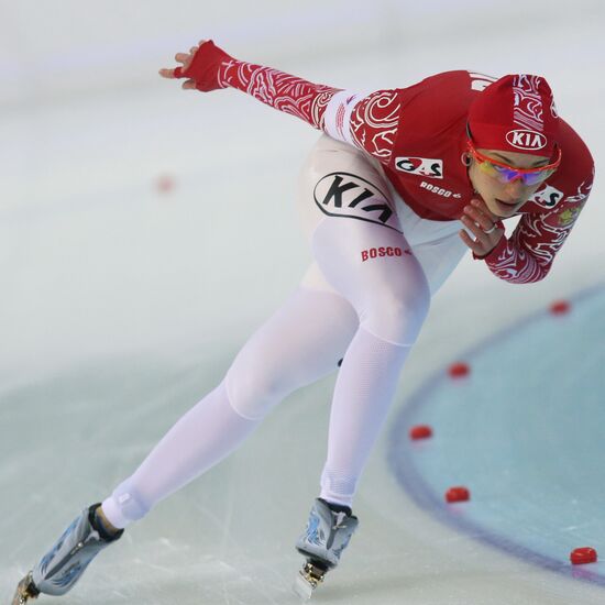 Speed skater Yekaterina Shikhova