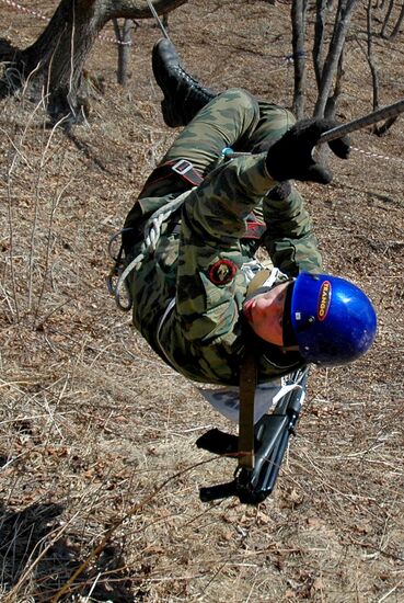 Mountain warfare training of Pacific Fleet marines