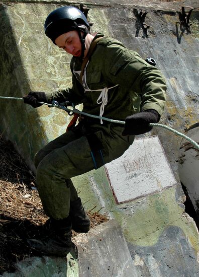 Mountain warfare training of Pacific Fleet marines