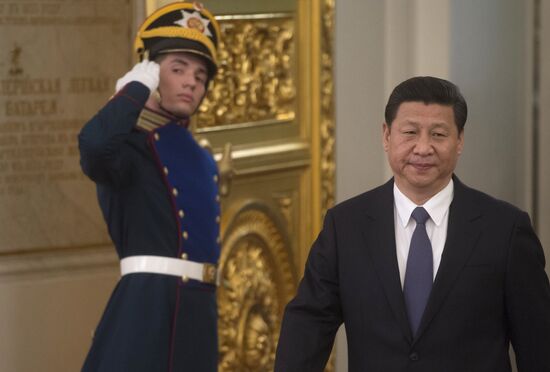 Vladimir Putin meets with Xi Jinping