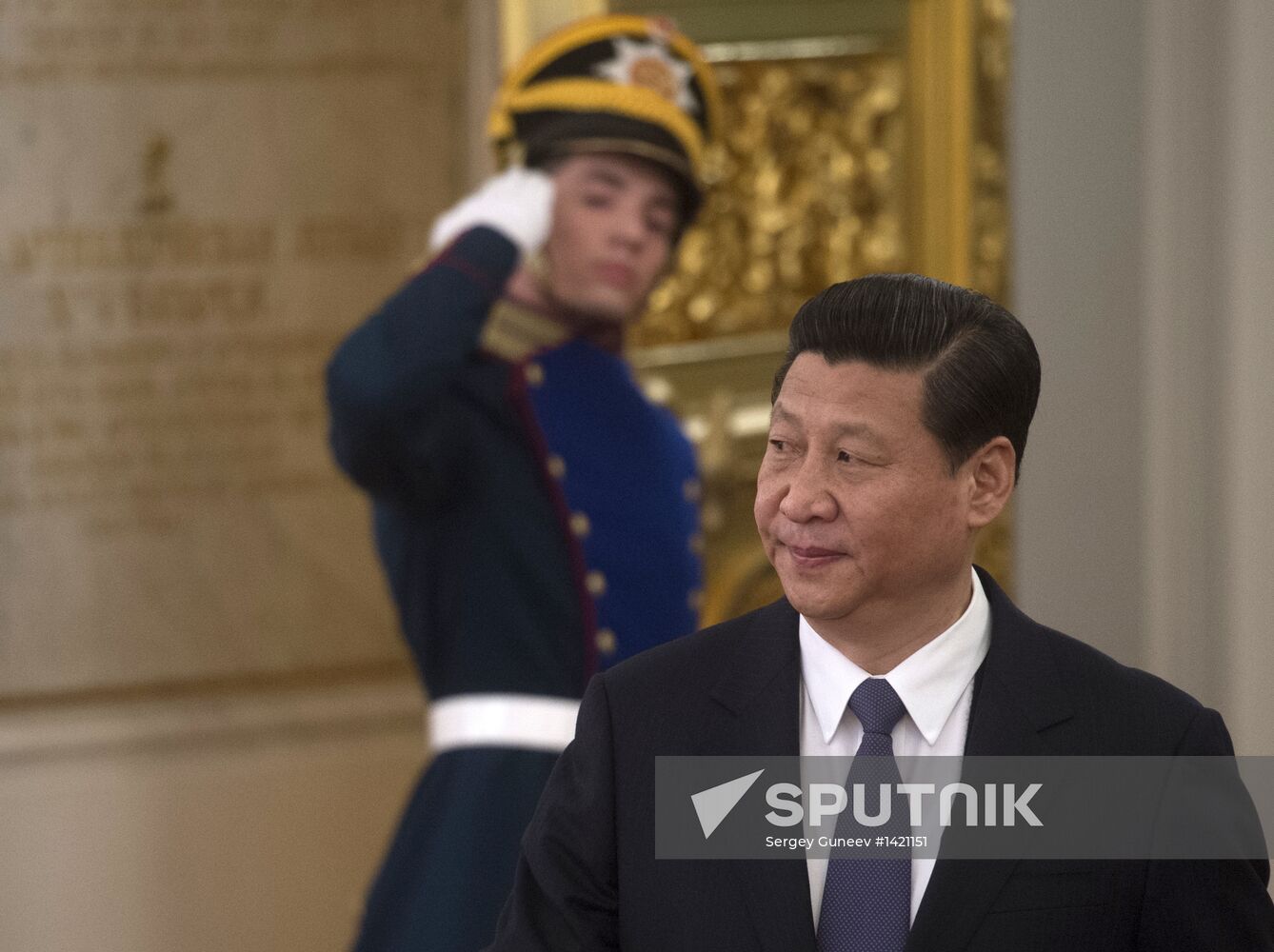 Vladimir Putin meets with Xi Jinping