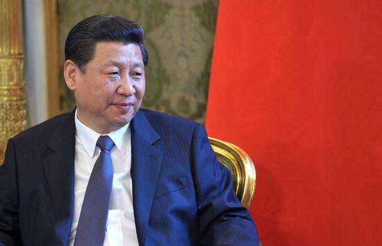 Vladimir Putin meets with Xi Jinping