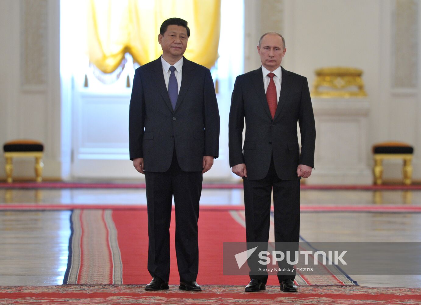 Vladimir Putin meets with Xi Jinping