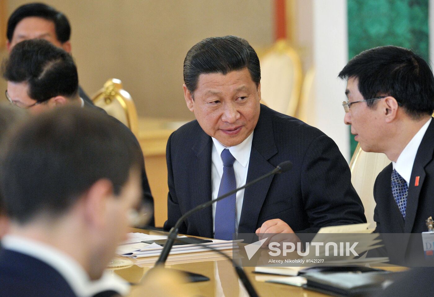 Vladimir Putin meets with Xi Jinping