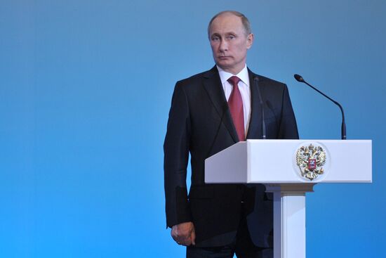 Vladimir Putin meets with Xi Jinping