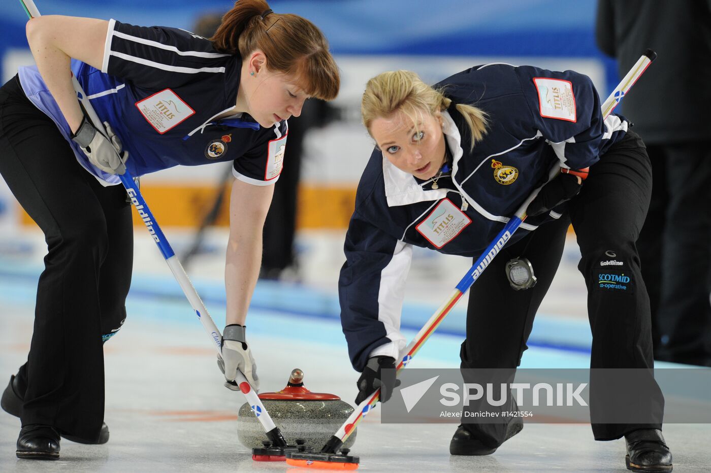 World Women's Curling Championship. Day 7